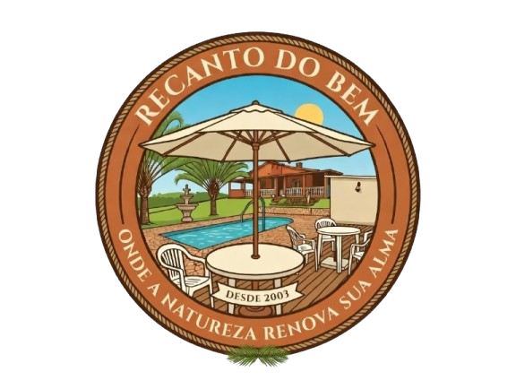 Logomarca Recanto do Bem, casa de campo para aluguel de temporada em Vieira de Cima, Moeda, MG.